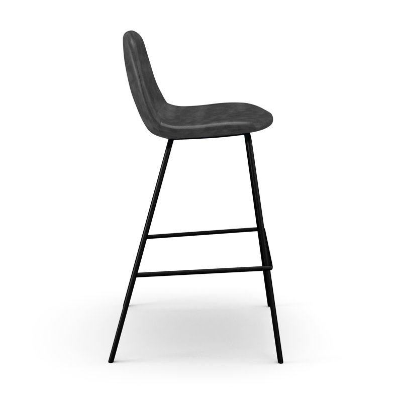 AllModern Kody Vegan Leather Bar & Counter Stool & Reviews Wayfair